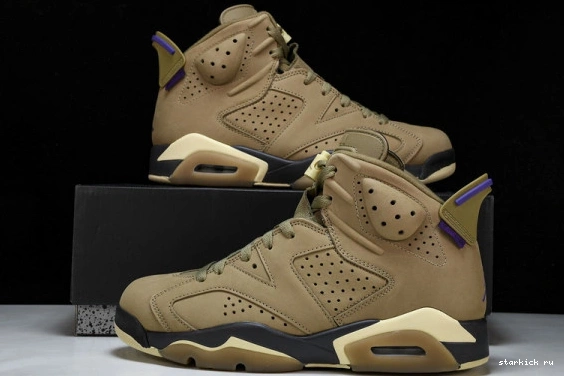 Brown FD1643-300  Kelp Retro Jordan 6 FD1643-300 Gore-Tex 1128